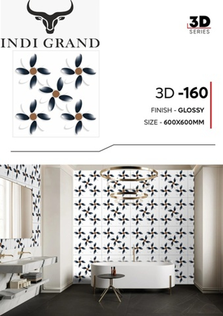 Керамогранит 3D 60х60 glossy - 160