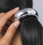 Резинка для волос металлическое полукольцо «HAIR CUFF », золото/серебро