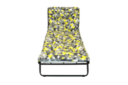 Кровать раскладная Селена-2 мягкая крошка гофрокартон (аналог Стефании с88) арт.с1677 (цвет ткани разноцветный рис.ромб (1 шт. в уп.)