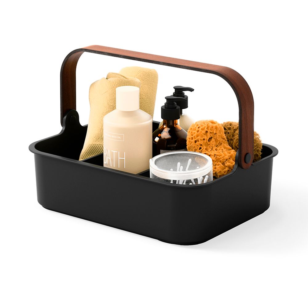 Органайзер Bellwood, 37х27 см, черный/орех