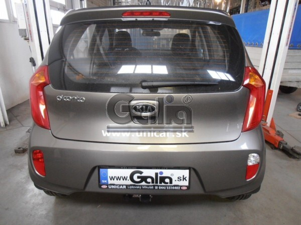 Фаркоп оцинкованный Galia K036C для Kia Picanto 2011-(паспорт и сертификат в комплекте)(без электрики)