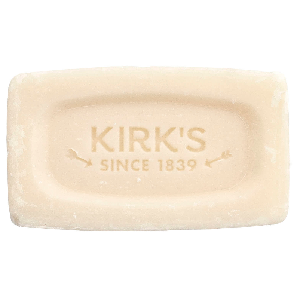 Kirk's, 100% кастильское кусковое мыло премиального качества с кокосовым маслом, лаванда и ваниль, 32 г (1,13 унции)