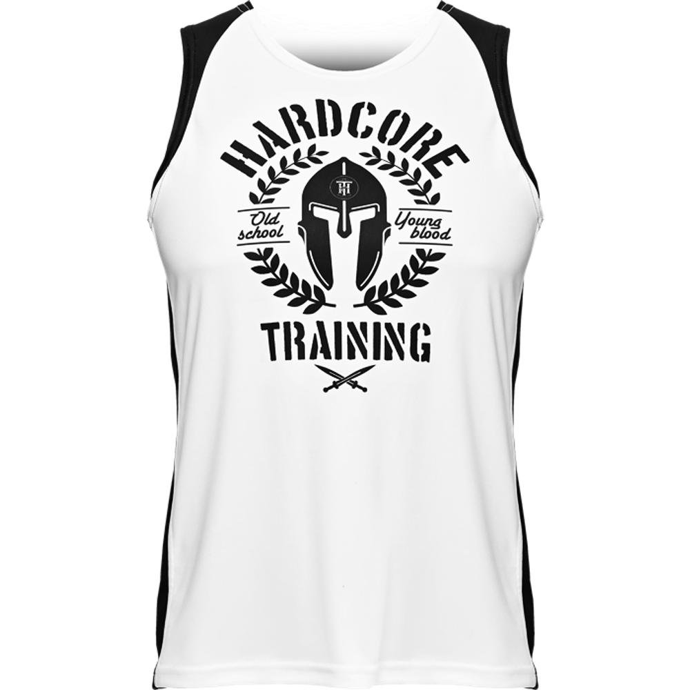 Тренировочная майка Hardcore Training Helmet White/Black