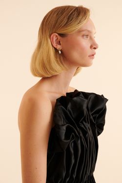 Топ корсетный (Black Truffle), черный