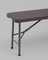 складная Кейт 180 коричневая, стальной каркас, сиденье пластик, полиэтилен высокой плотности (HD