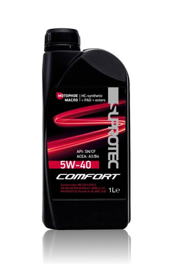 Моторное масло A3/B4 Suprotec Comfort 5W-40, канистра 1л
