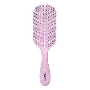 Массажная био-расческа для волос SOLOMEYA SCALP MASSAGE BIO HAIR BRUSH LIGHT PINK