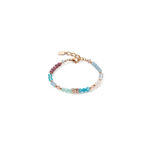 Браслет Coeur de Lion Aqua-Lilac 6020/30-2026 цвет фиолетовый, голубой