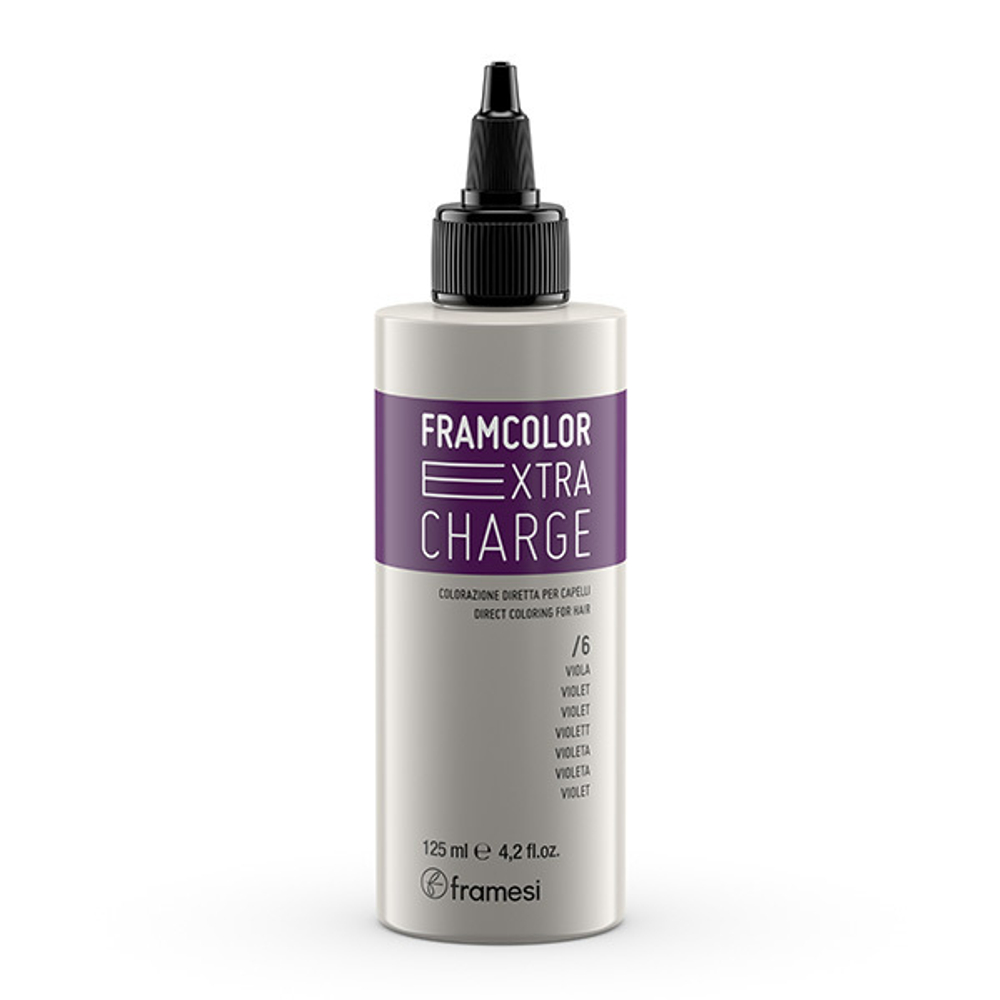 Прямой пигмент для волос Оттенок #6 Фиолетовый Framesi Framcolor Extra Charge Violet 125мл