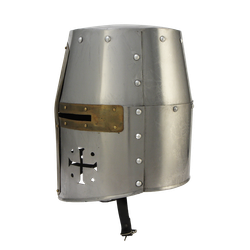 Nautical Шлем крестоносца ''Ведро'' с медной отделкой