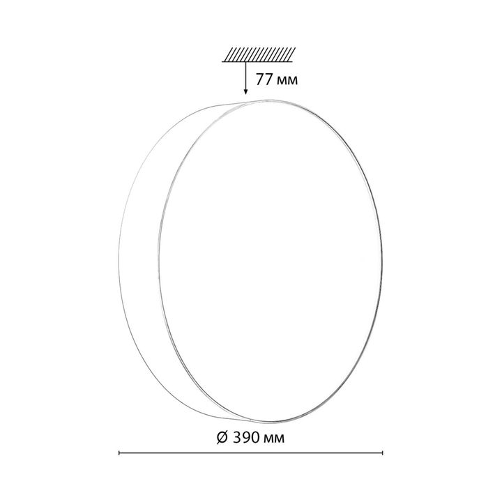 Настенно-потолочный светодиодный светильник Sonex Optima Basica 7779/DL