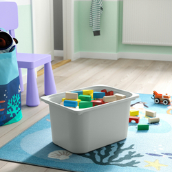 IKEA TROFAST  (ИКЕА ТРОФАСТ)  -  Контейнер, серый, 42x30x23 см