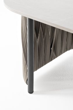 "Флоренция" лаунж-зона из искусственного ротанга, цвет графит