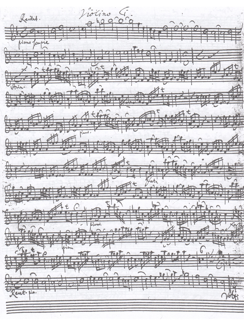 Кантата Mein Herze schwimmt im Blut для сопрано, струнных и континуо. BWV 199.