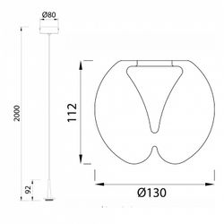 Подвесной светильник Mantra Andromeda 8931+8941