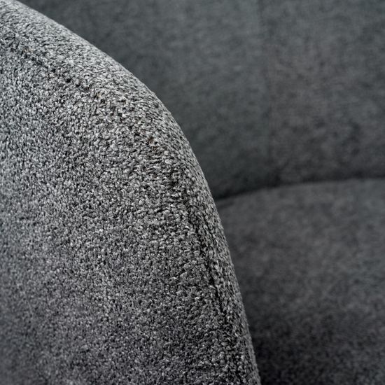 Стул Tess серый шенилл на поворотном механизме