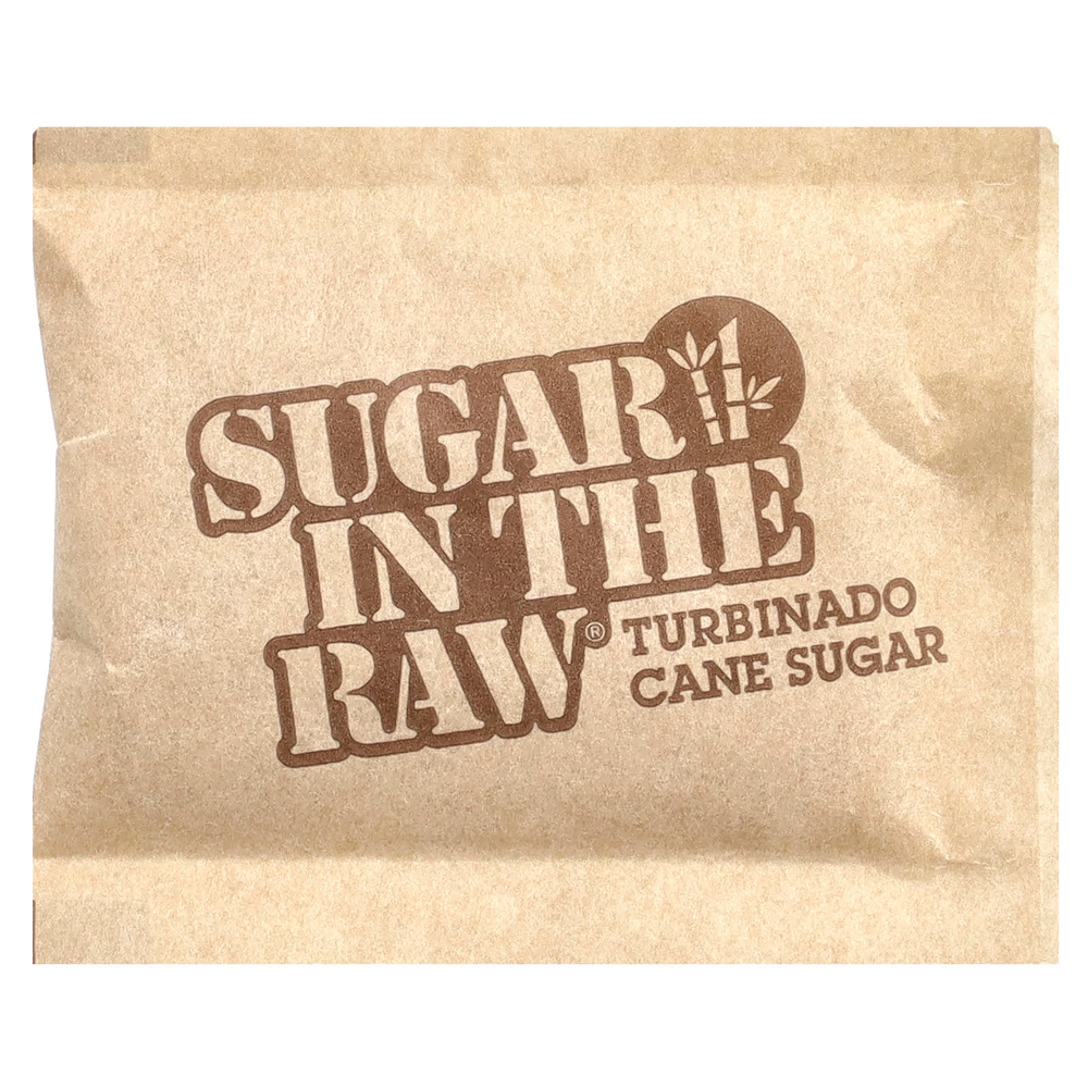 In the Raw, Sugar In The Raw®, тростниковый сахар Turbinado, 100 пакетиков, 453 г (16 унций)
