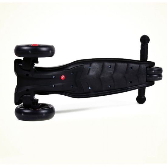 Самокат детский трехколёсный со светящимися колёсами Micar Rider Ultra Print Urban 135 мм