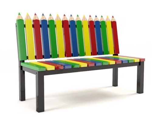 Скамейка для детских площадок «Палитра»