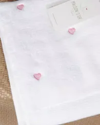 Набор полотенец  SOFT HEARTS розовые 2пр 50х100 Maison Dor Турция
