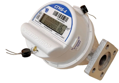 Счетчик газа Счетприбор СГМБ-4 20Ф с фланцевым соединением