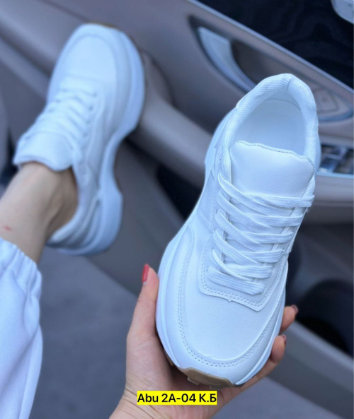 Кроссовки эко-кожа