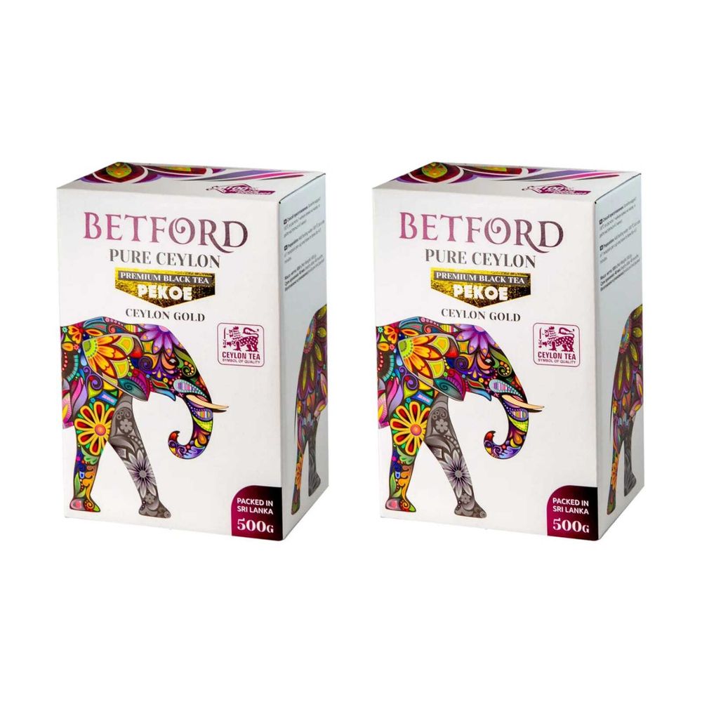 Чай черный Betford крупнолистовой PEKOE 500 г , 2 шт