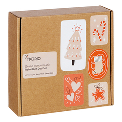 Декор новогодний 18см Tkano Reindeer Dasher New Year Essentiall