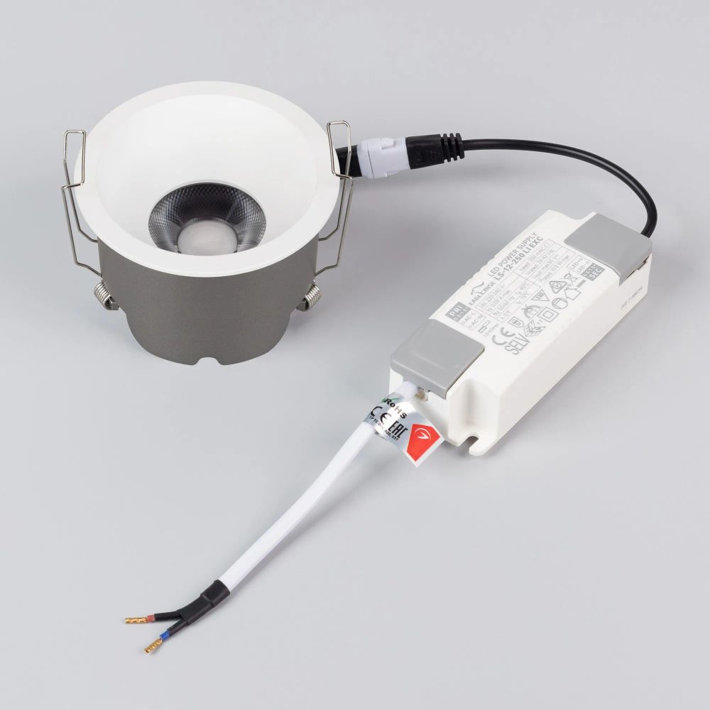 Светильник MS-HARBOR-R82-10W Warm3000 (WH, 50 deg, 230V) (Arlight, IP20 Металл, 5 лет) 048276