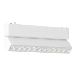 ST675.536.12 Магнитный трековый светильник Белый LED 1*12W 3000K 710Lm Ra>90 IP20 L230xW26xH82 48V СКАЙФЛЕТ