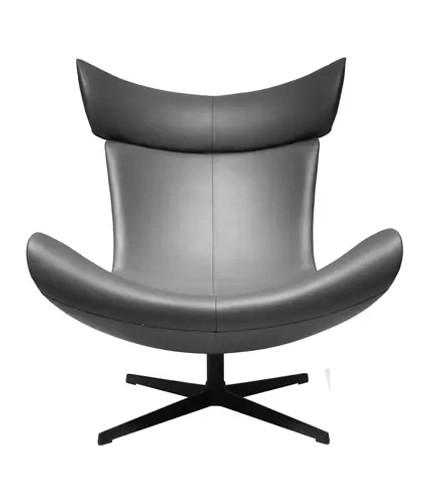 Кресло Bradex Home TORO серый, экокожа