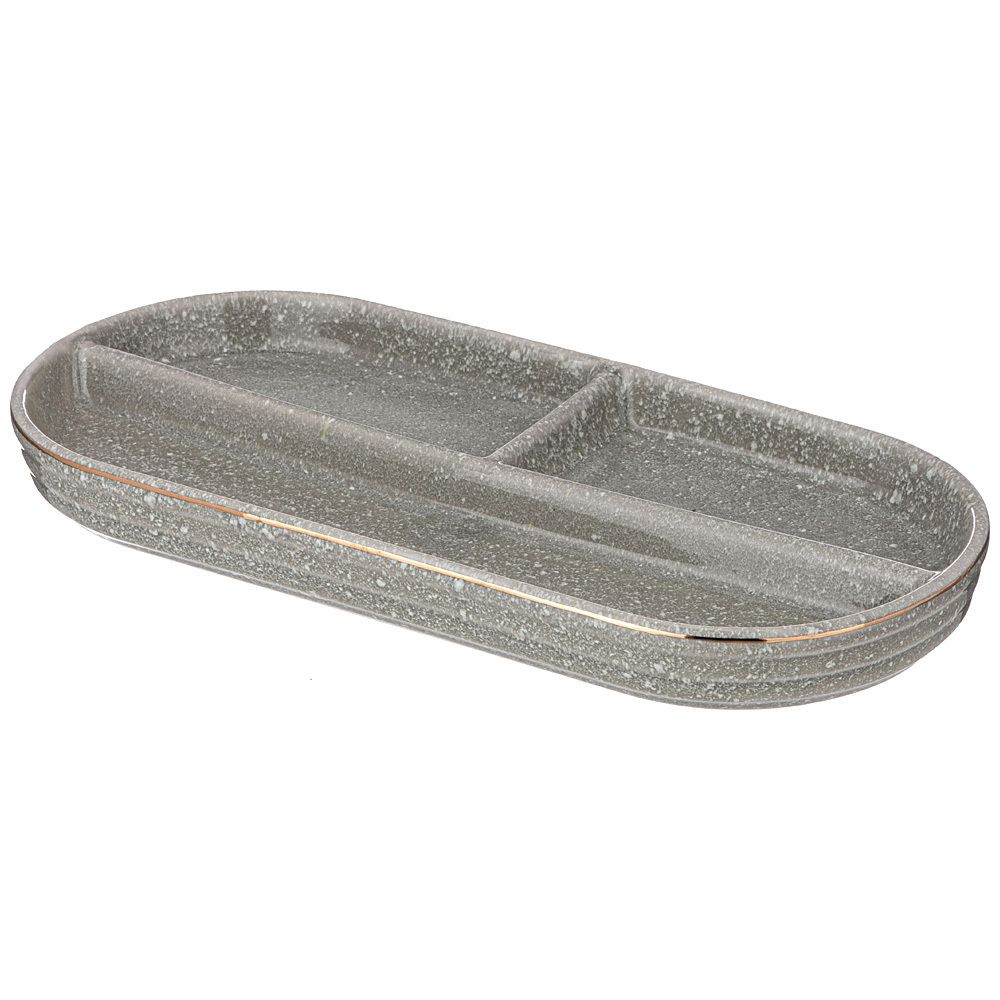 МЕНАЖНИЦА 3 СЕКЦИИ LEFARD "GRAIN" 25*12 СМ МЯТНАЯ (КОР=9ШТ.)