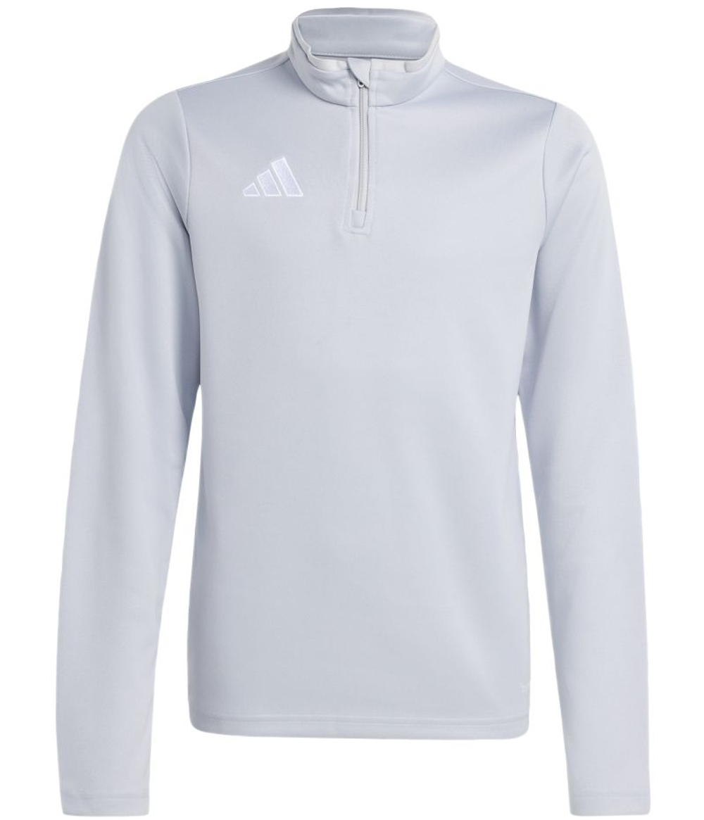 Детская теннисная толстовка Adidas Kids Entrada 26 Training - team light grey/white