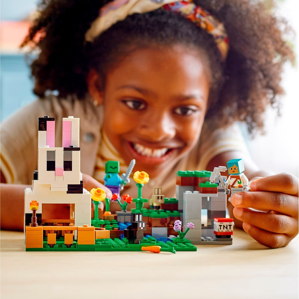 Конструктор LEGO Minecraft 21181 Кроличье ранчо – купить за 3 490 ...