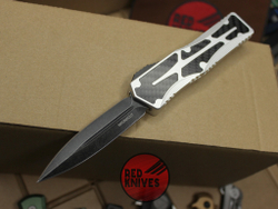 Нож Heretic Knives Colossus D/E - рукоять светлый алюминий , блэеквош клинок