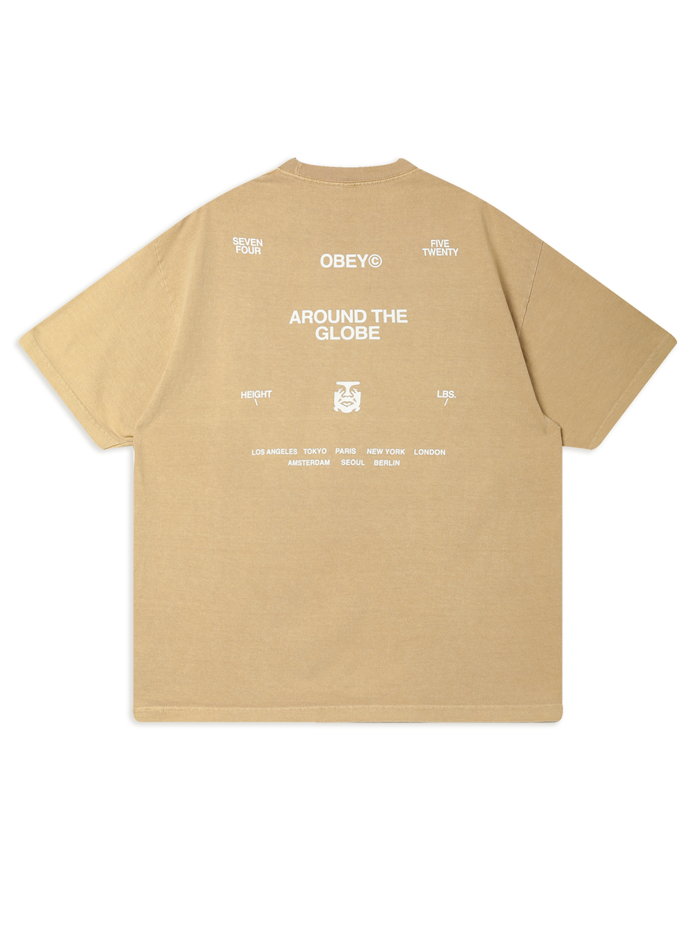 Мужская Футболка Obey Around The Globe