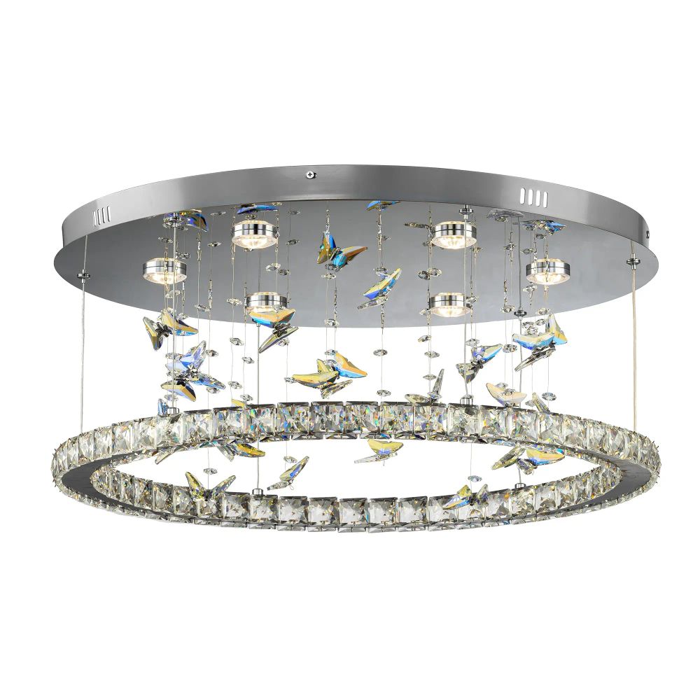 Citilux ETERA CL322050 LED Люстра хрустальная с пультом