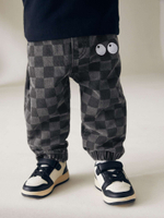 Джинсы для мальчика Next 207-288, Черный, Темно-серый