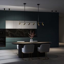 Светильник на штанге Eurosvet Epiphania 20252/6 LED черный/латунь