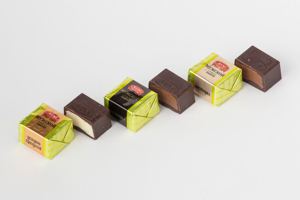 Конфеты глазированные «Мужской Закон», АтАг