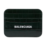 Balenciaga Cow Leather Card Holder Card Holder Women"s Black