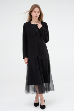 Жакет женский 4661з, черный #70Ч044661з