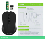 Мышь Acer OMR010 черный (ZL.MCEEE.005)