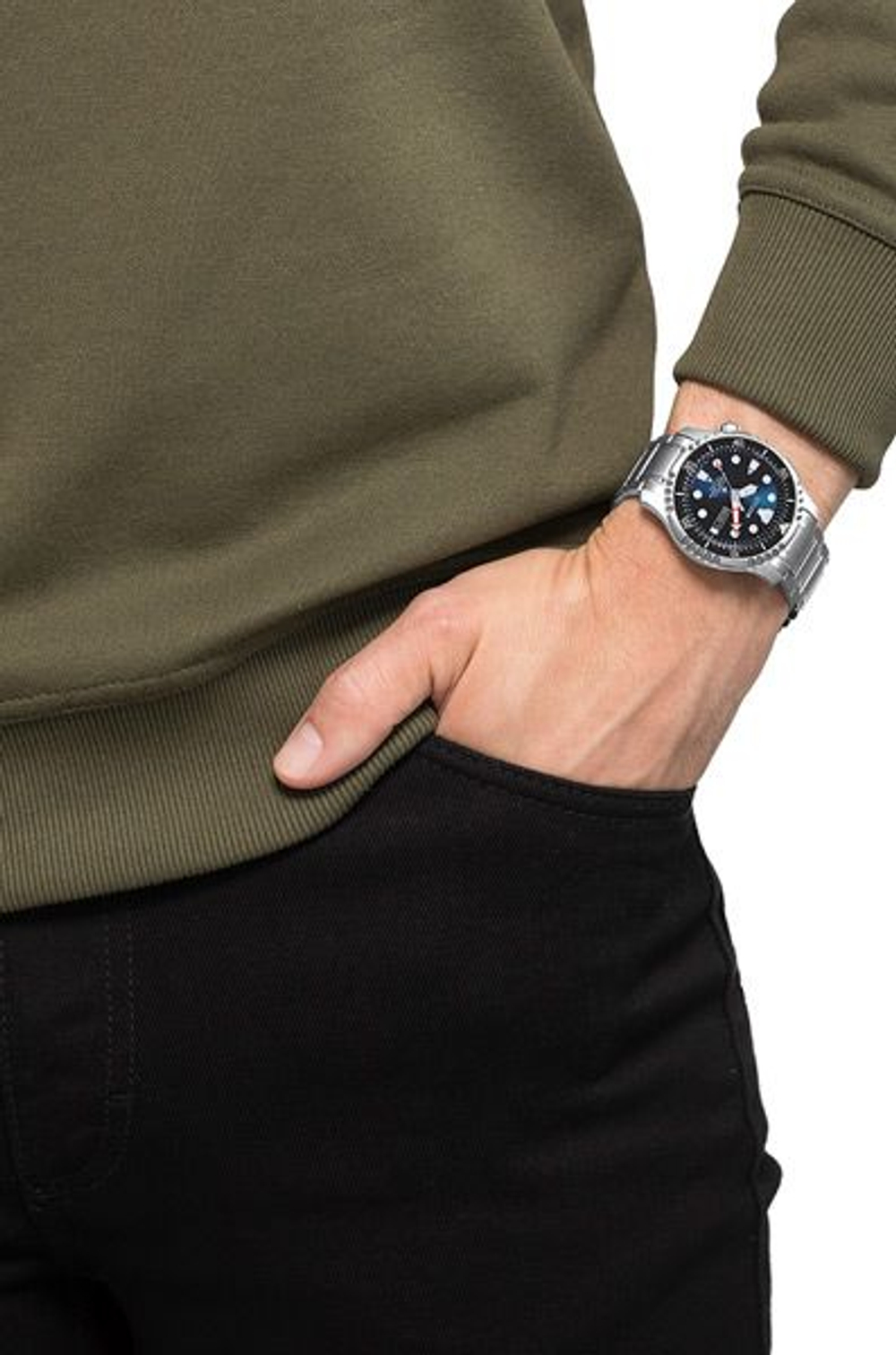 Мужские японские наручные часы Citizen NY0100-50ME