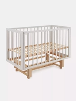 Кроватка детская Rant Indy Pro Crystal Beige маятник универсальный, автостенка