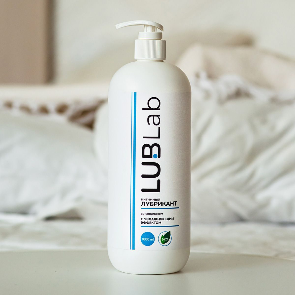 LUBLab со скваланом, 1000 мл – водный лубрикант для классического секса