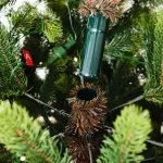 Елка с гирляндой встроенной «La Manche» (Литая хвоя) от 1,8 м до 2,7 м