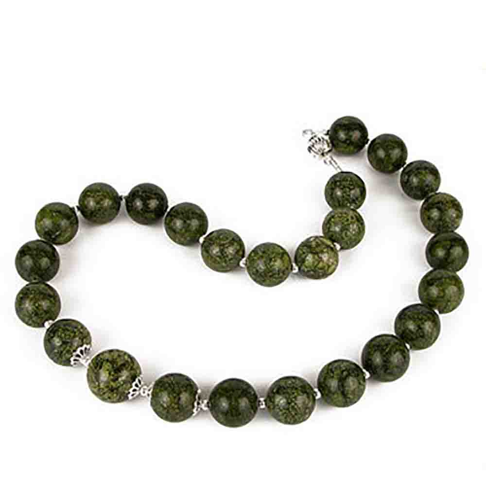 Бусы "Келли 16" змеевик асс.