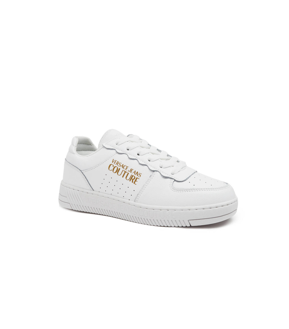Кожаные кроссовки scarpa sneakers Versace Jeans Couture - белый(74VA3SJ3ZP209)