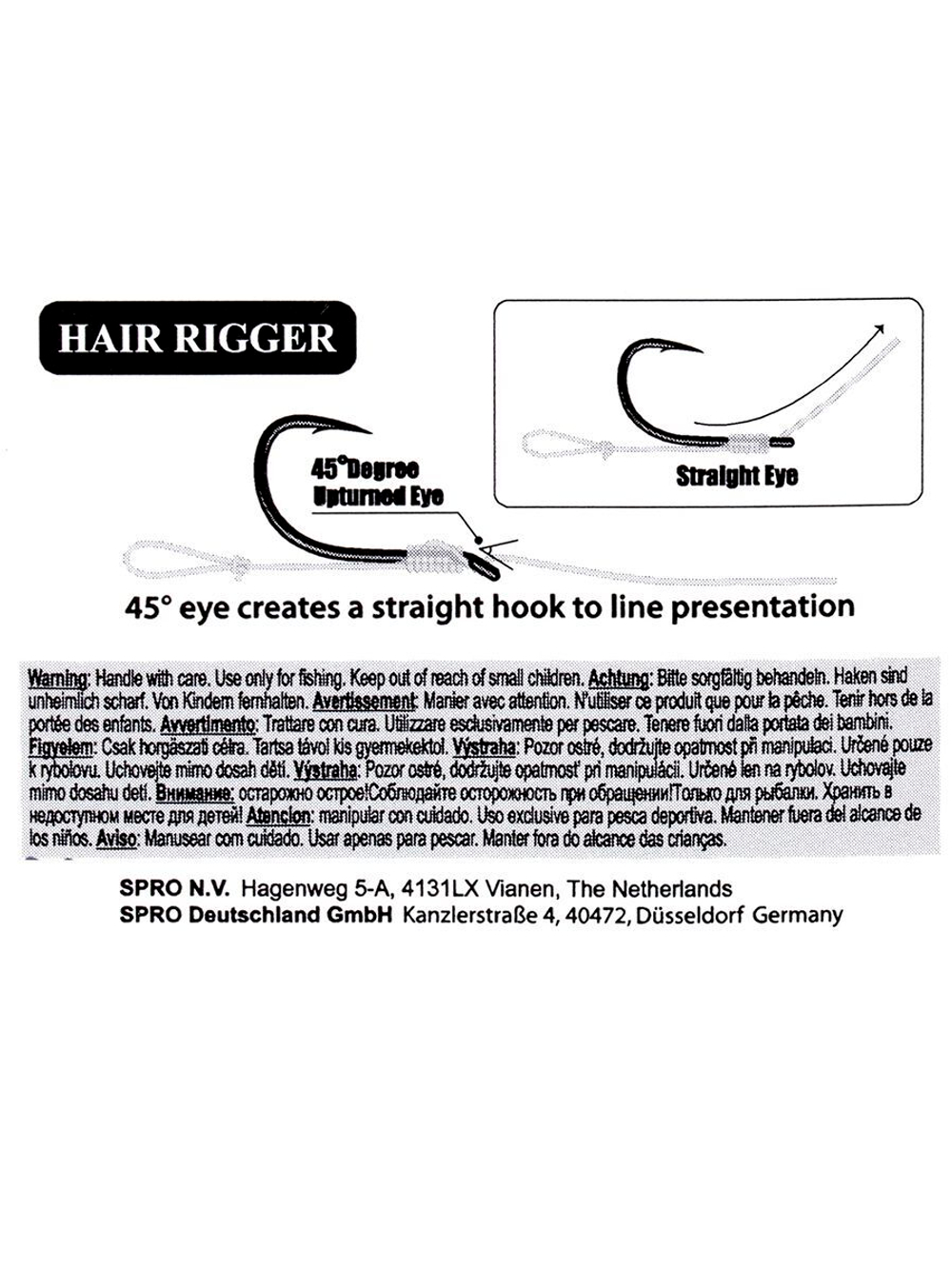 Крючки Gamakatsu PowerCarp HAIR RIGGER EYED HOOK размер 12 (упк.10шт.)